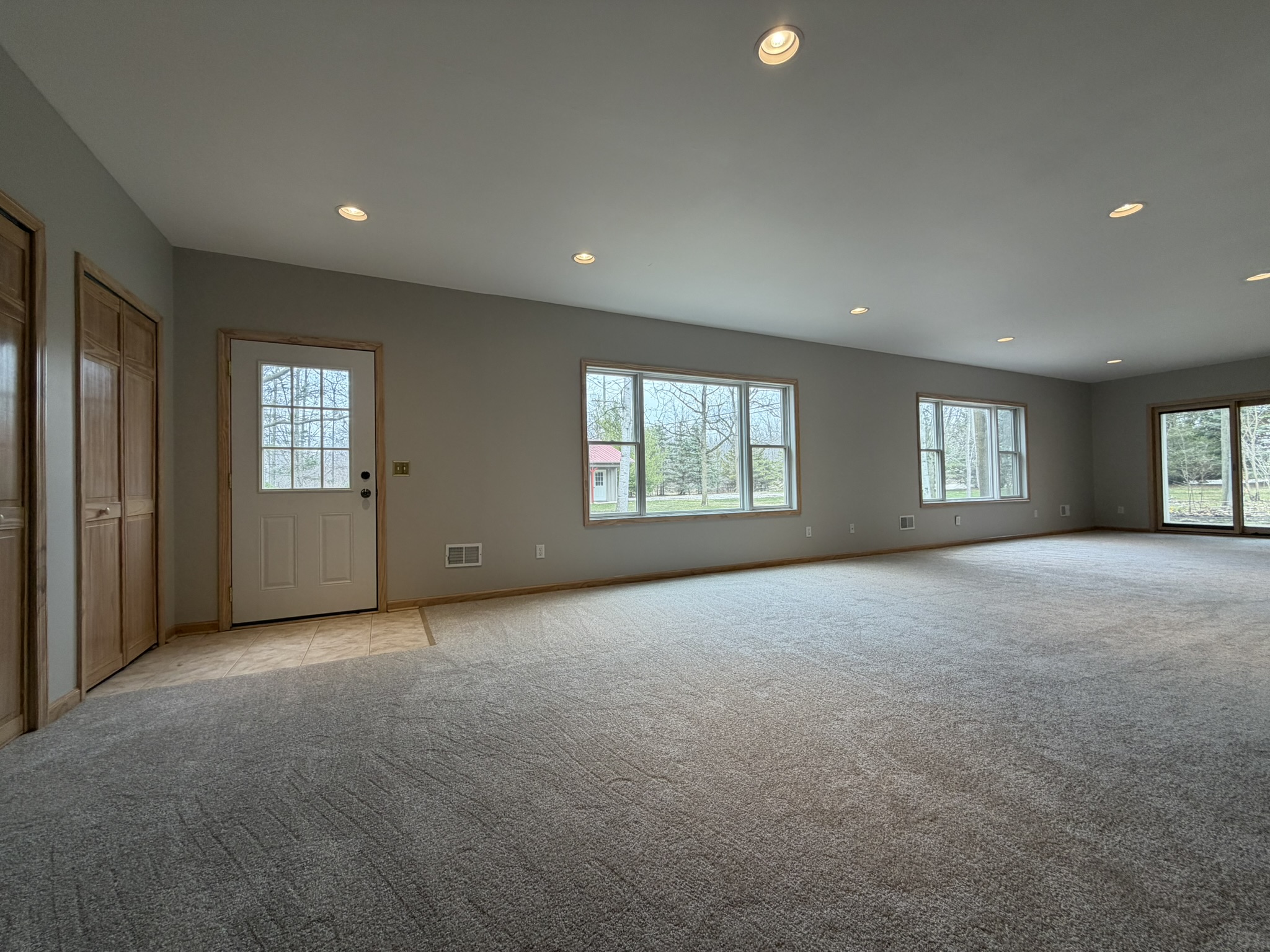 Finished walk-out lower level with private entrance